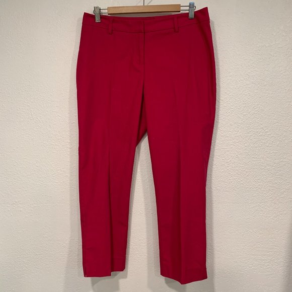 Rafaella Studio Ankle Pants Fuchsia 33x25 Womens 8 - Picture 1 of 8